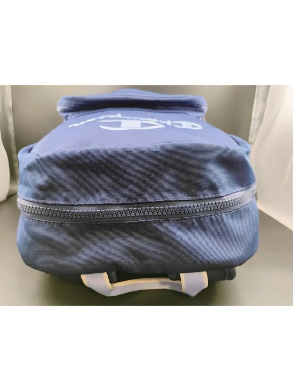 Champion Navy Blue Classic Logo Backpack With Adjustable Straps